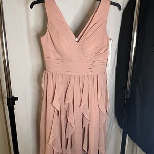 JJs House Elegant Pink Sleeveless Dress